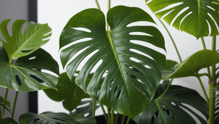découvrez la beauté insoupçonnée de la monstera et l'élégance de ses feuilles, une plante exceptionnelle pour votre intérieur.