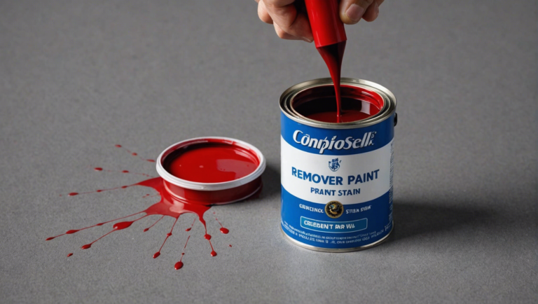 découvrez comment enlever efficacement une tache de peinture incrustée grâce à nos astuces pratiques et conseils utiles.